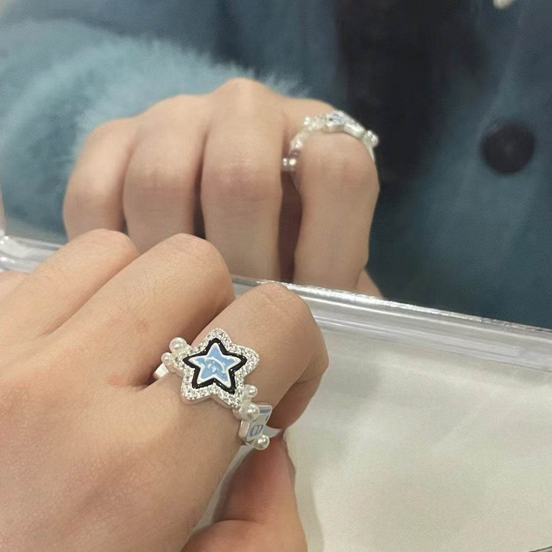 Wholesale Alloy Star Adjustable Ring